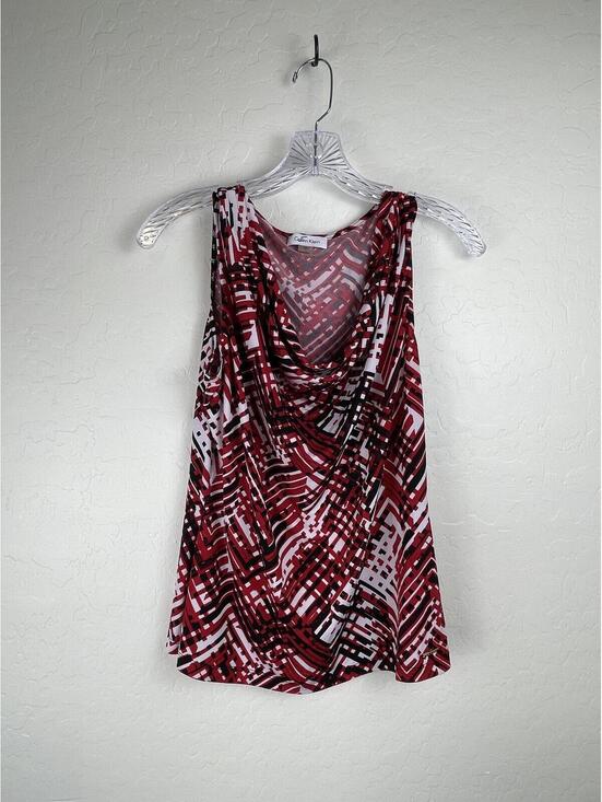 Calvin Klein Tops - Calvin Klein Sleeveless Patterned Top Medium